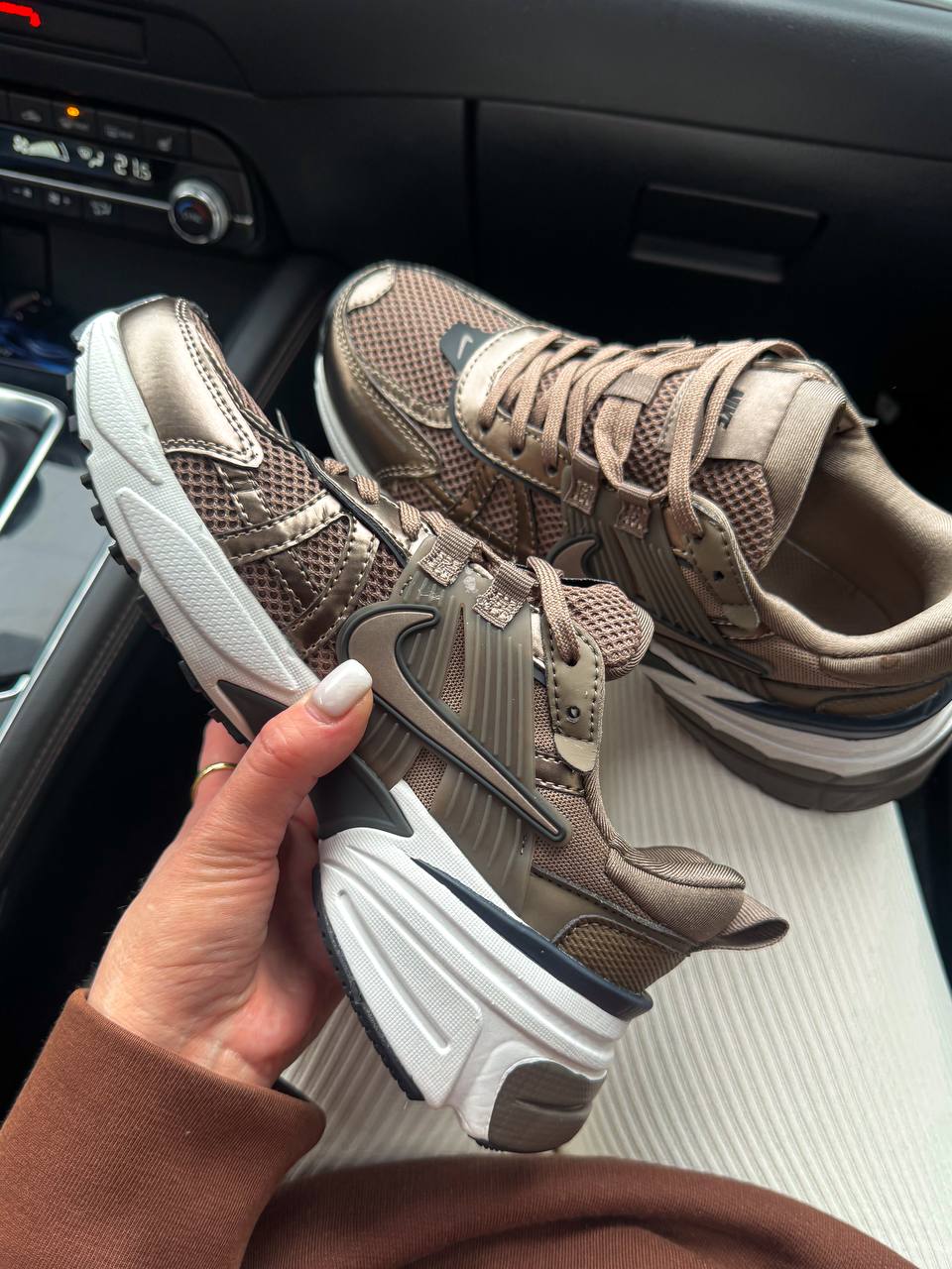 Nike V2k Runtekk Mink Brown - Зображення 4