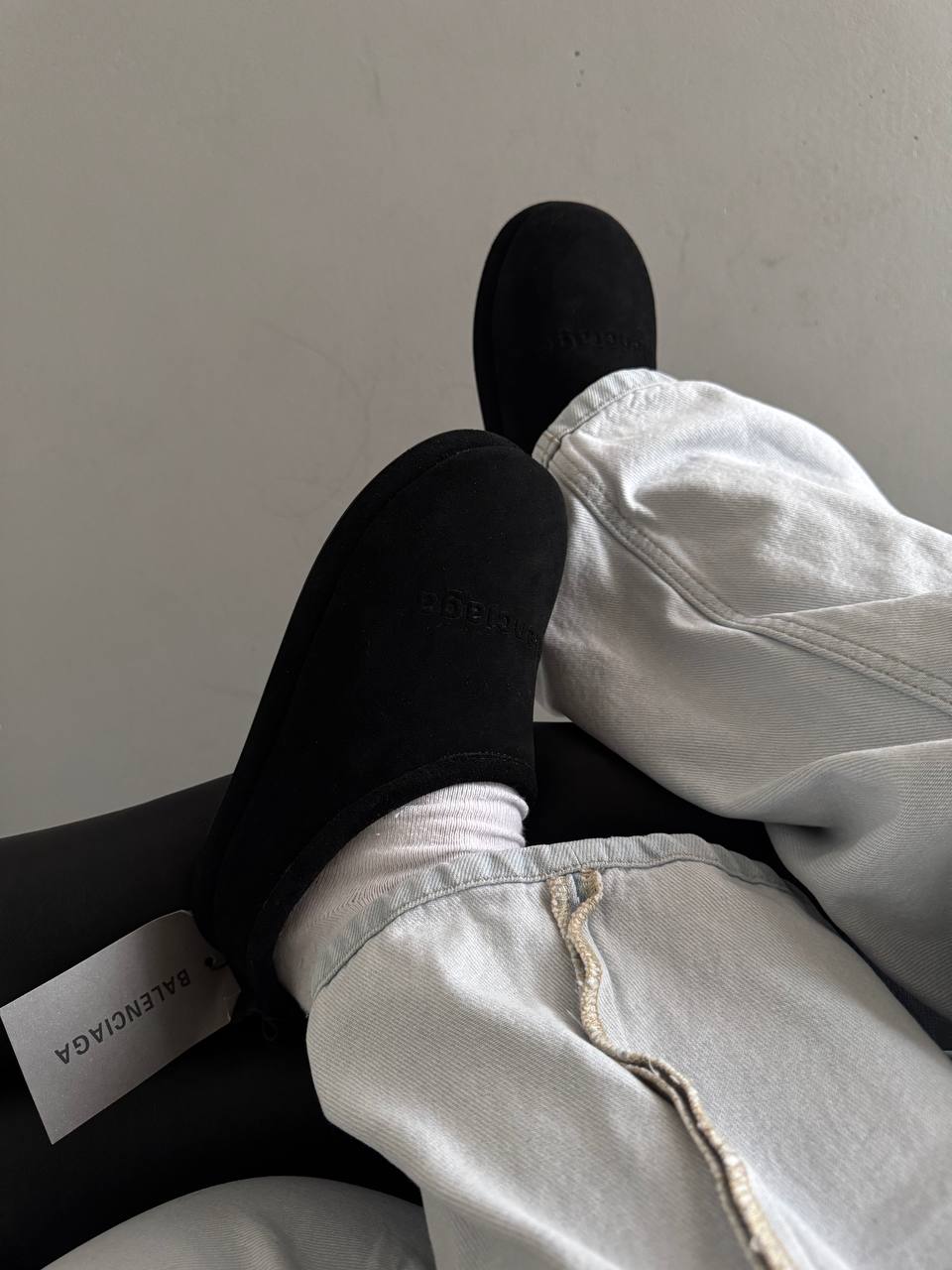 Balenciaga Alaska Soft Platform Mules Black - Зображення 3