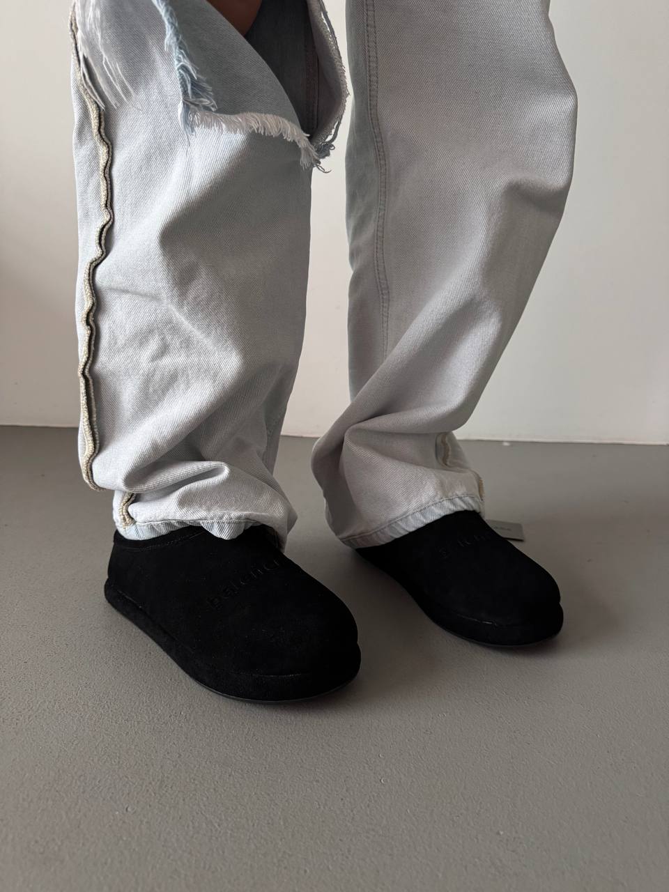 Balenciaga Alaska Soft Platform Mules Black