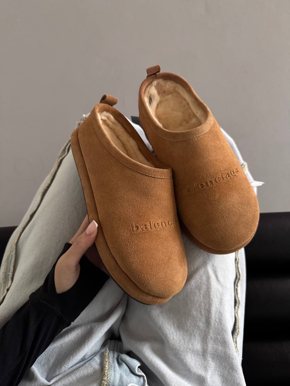 Balenciaga Alaska Soft Platform Mules Chestnut - Зображення 5