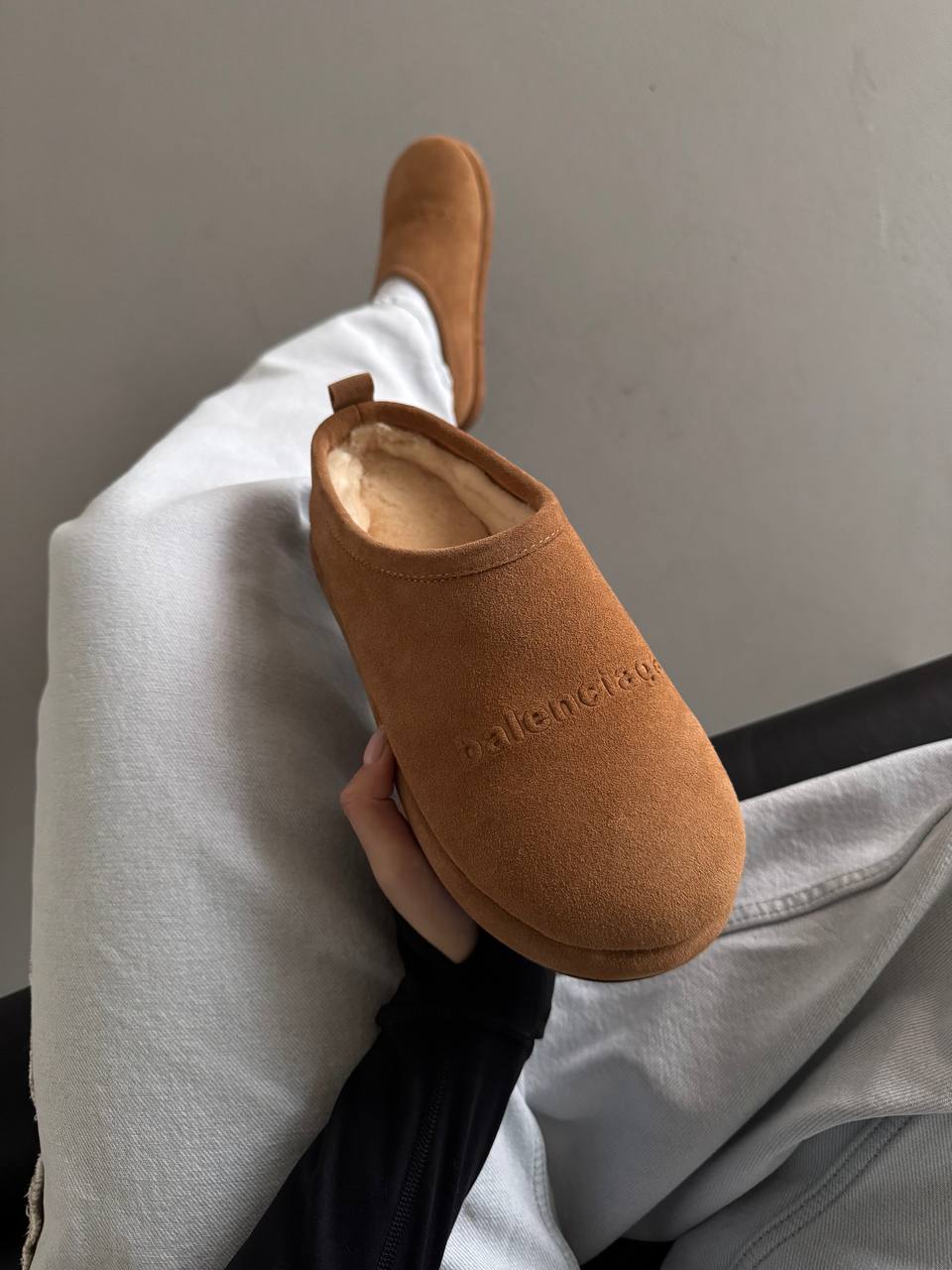 Balenciaga Alaska Soft Platform Mules Chestnut - Зображення 6