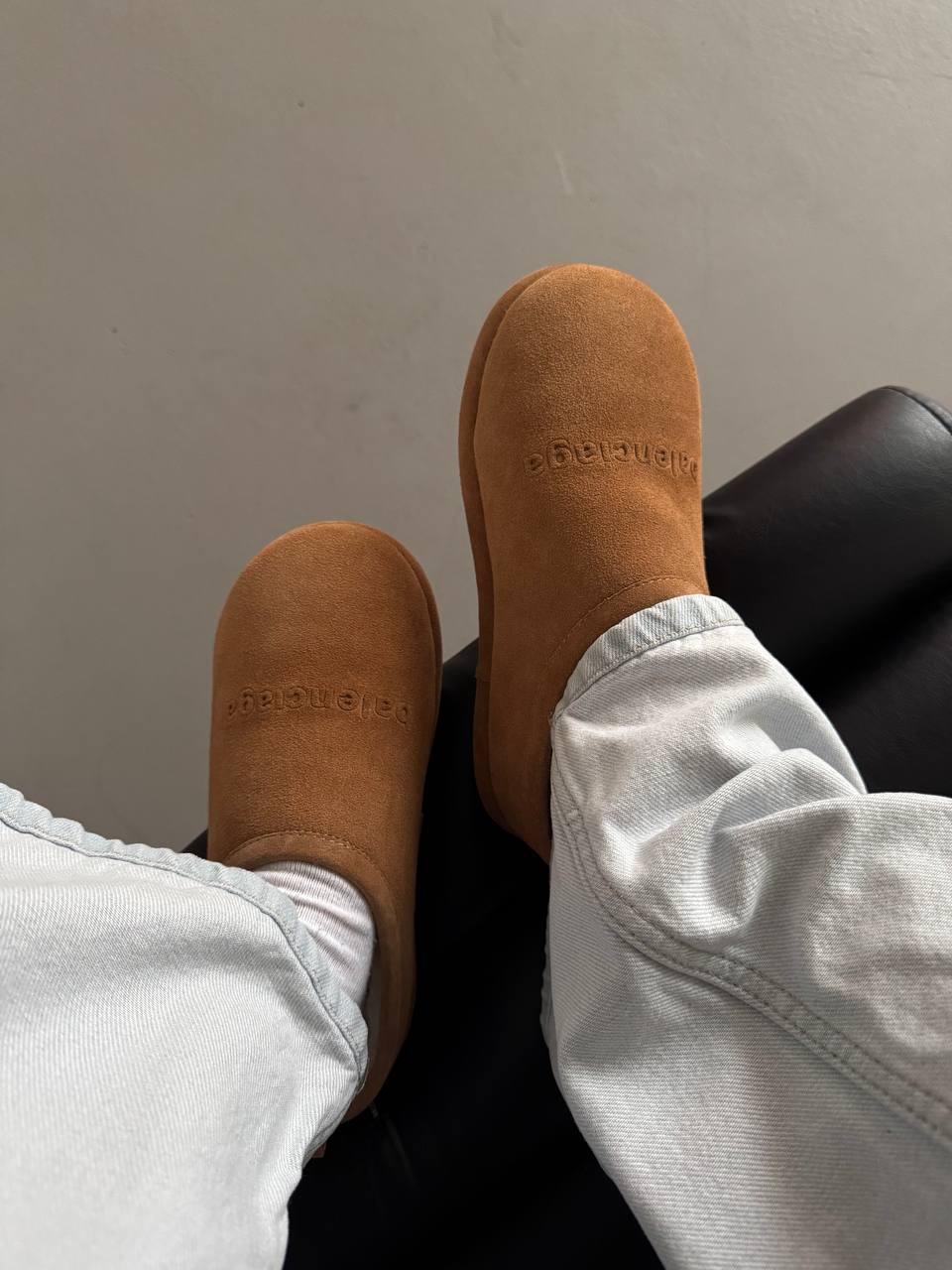 Balenciaga Alaska Soft Platform Mules Chestnut - Зображення 2