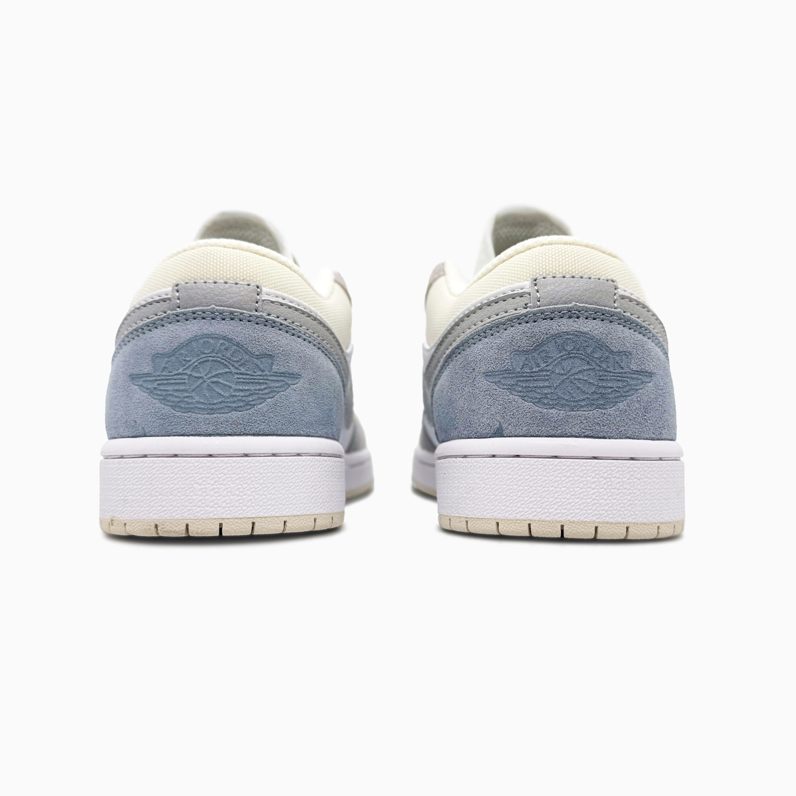 Nike Jordan 1 Low Grey White Blue - Зображення 4