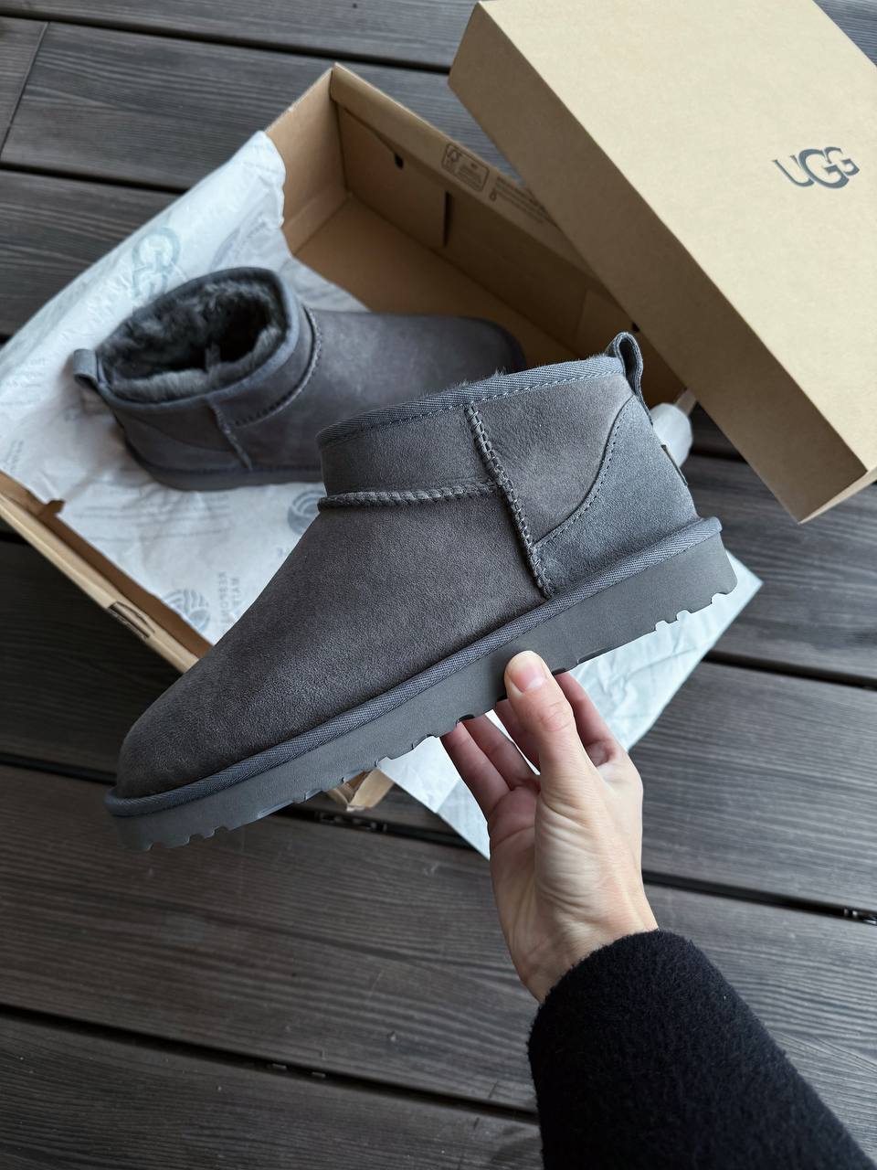 Ugg Classic Ultra Mini Grey