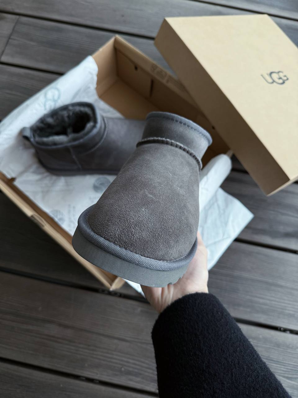 Ugg Classic Ultra Mini Grey - Зображення 2