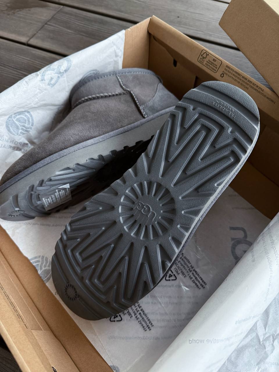 Ugg Classic Ultra Mini Grey - Зображення 5