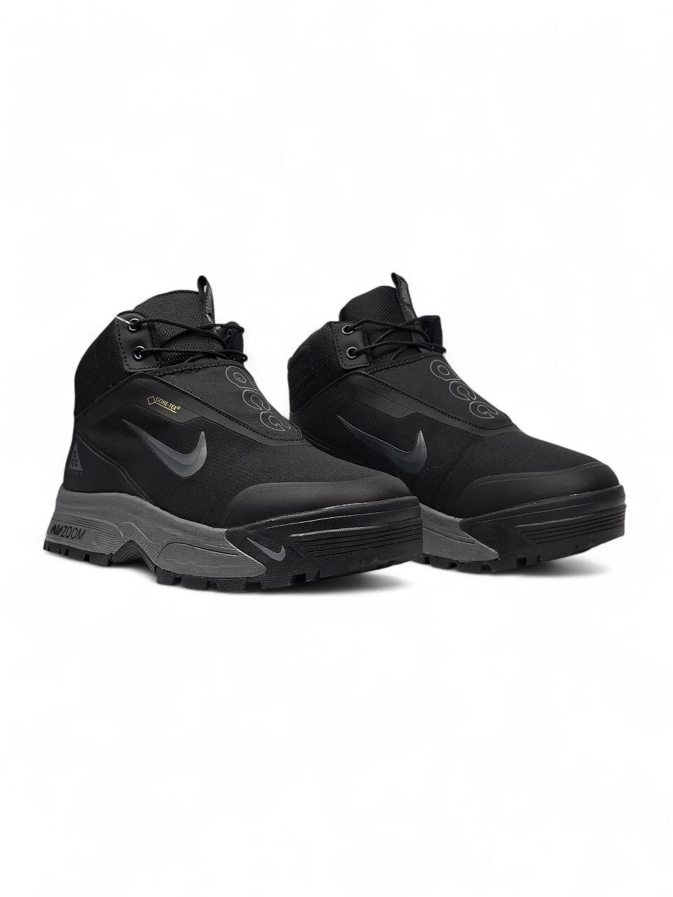 Nike Air Zoom ACG Fur Black Grey - Зображення 3