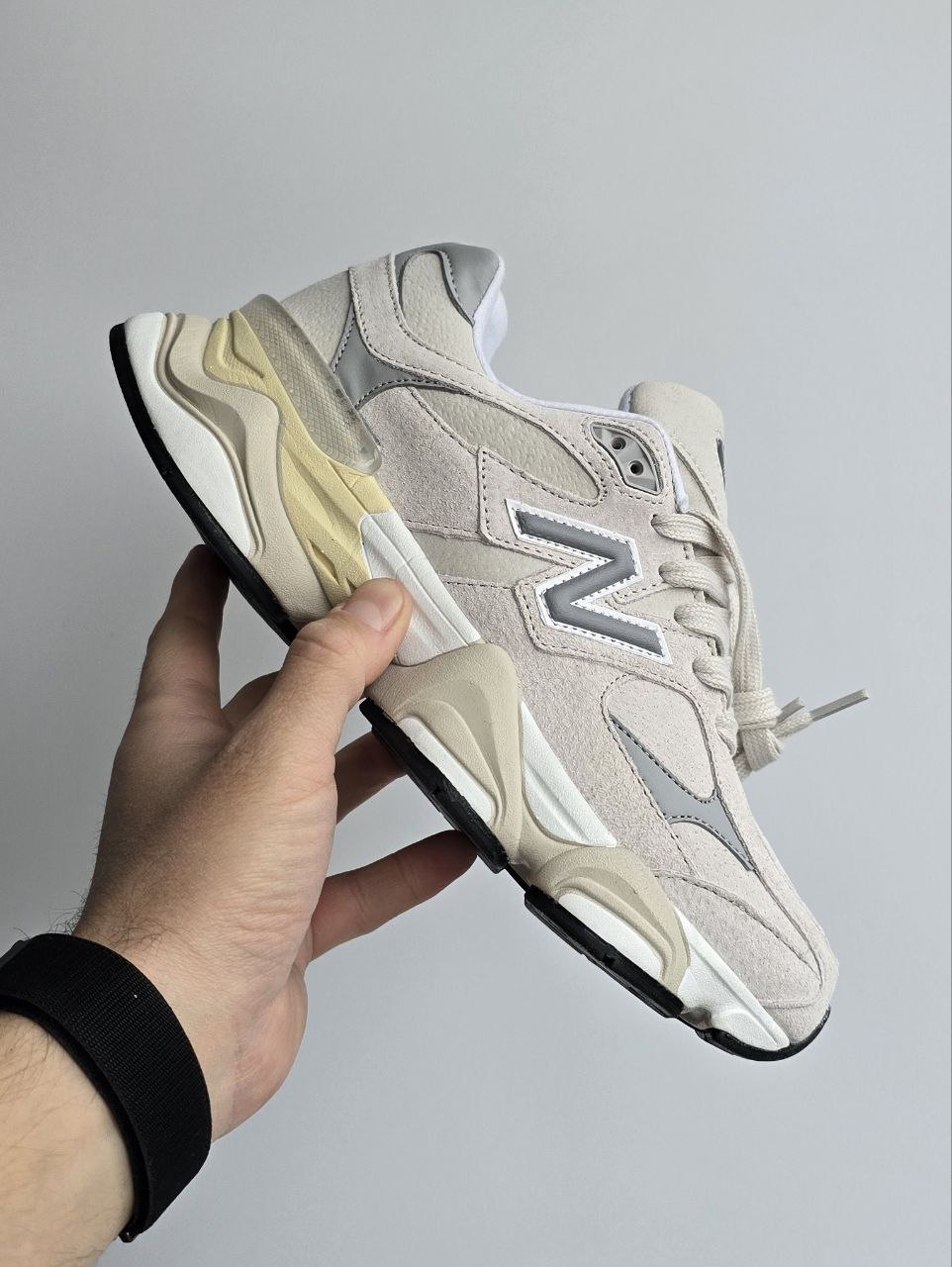New Balance 9060 Fur Cream Sand