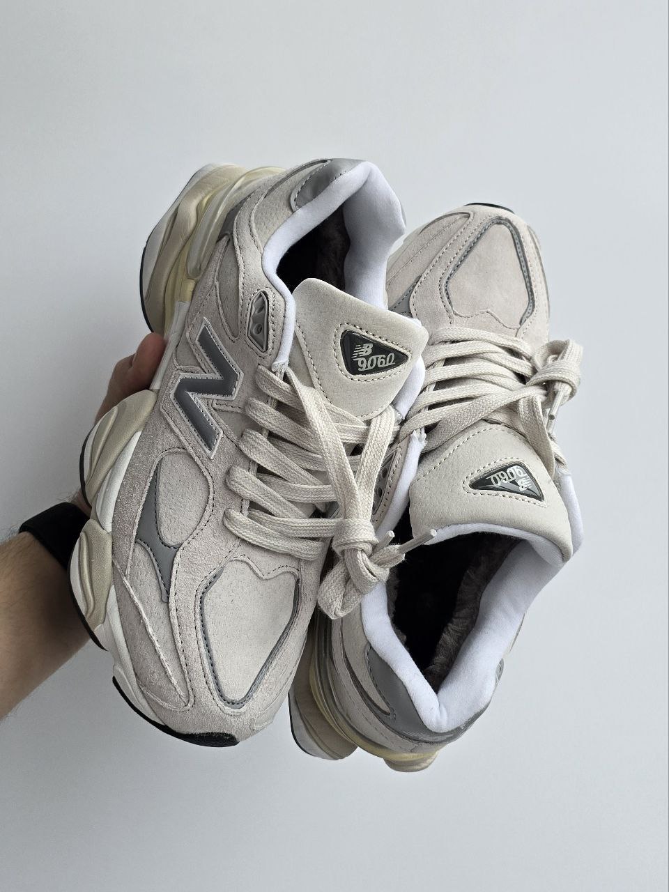 New Balance 9060 Fur Cream Sand - Зображення 3