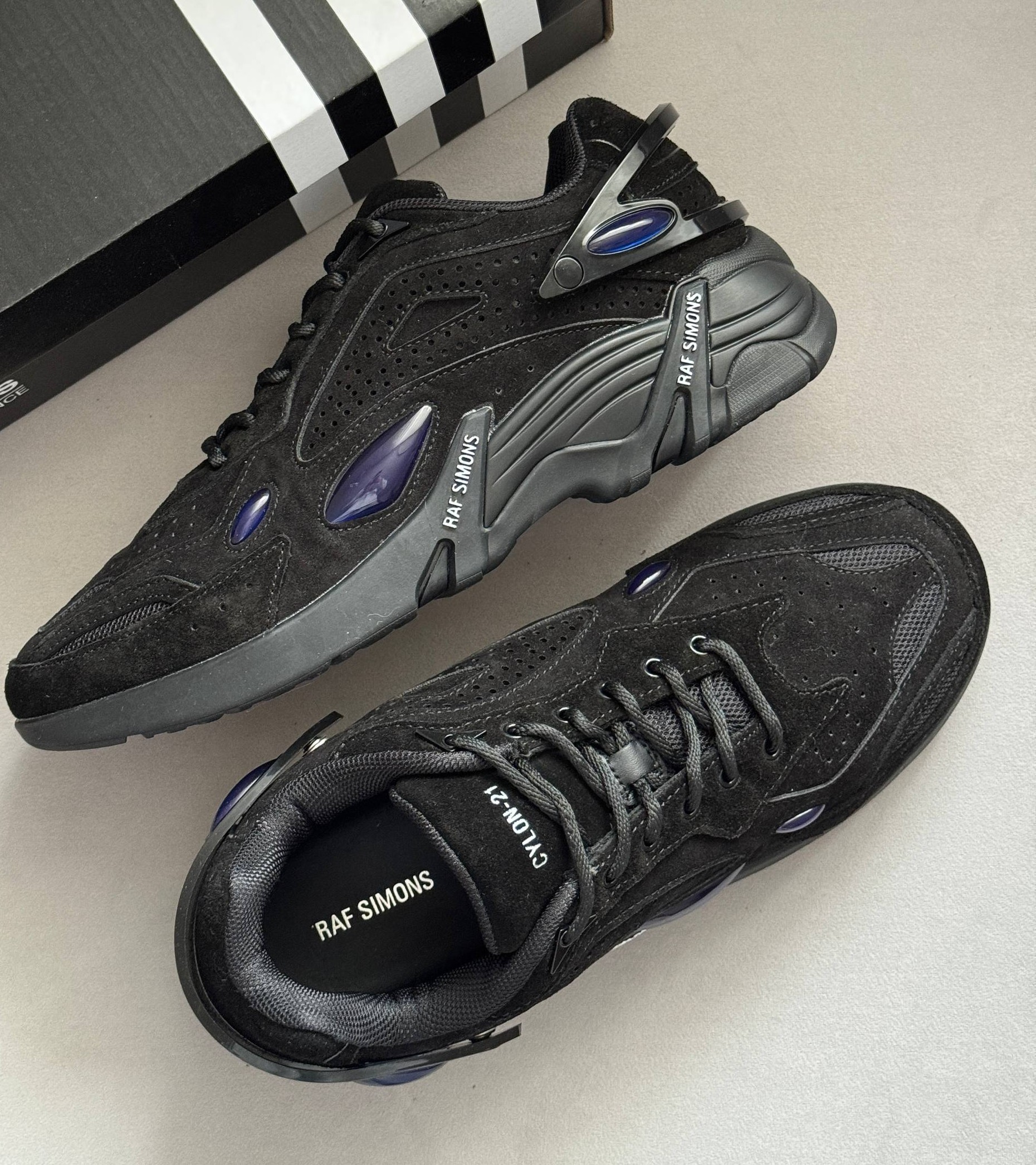 Adidas x Raf Simons Cylon-21 Black Blue - Зображення 3