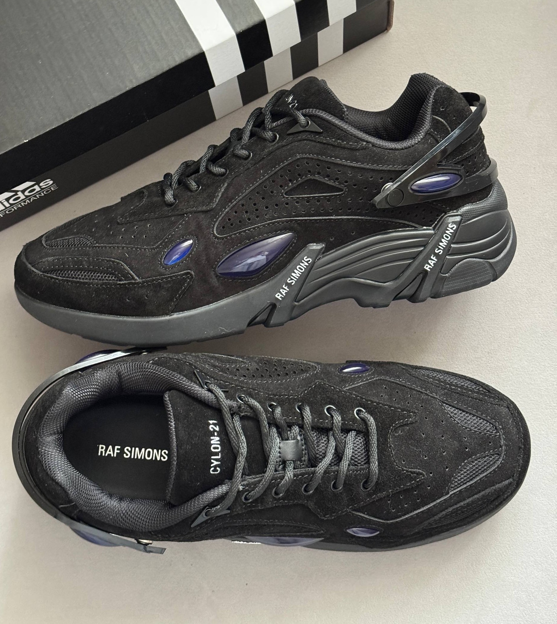 Adidas x Raf Simons Cylon-21 Black Blue