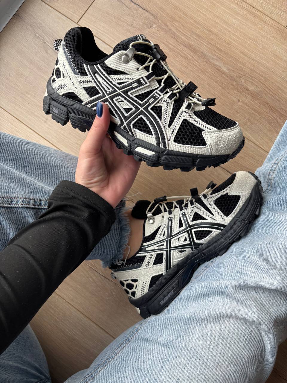 Asics Gel-Kahana 8 FL Black White - Зображення 7