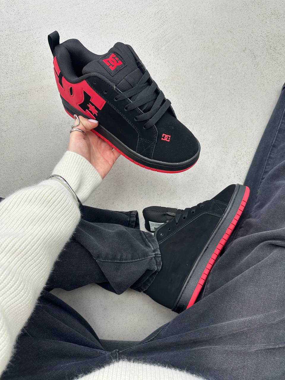 DC Shoes Court Graffik Black Red - Зображення 6