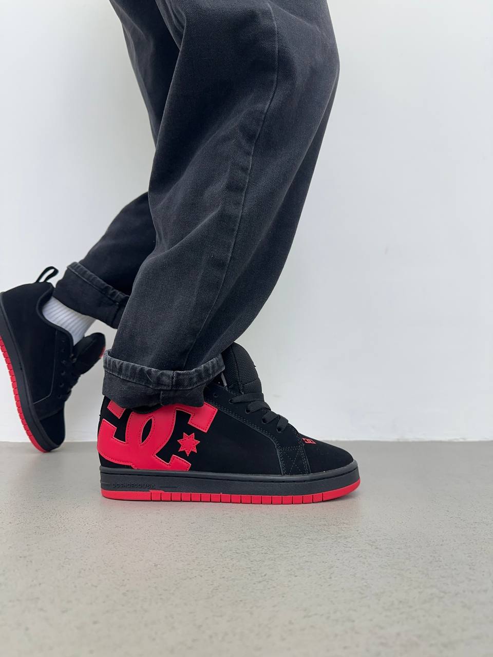 DC Shoes Court Graffik Black Red - Зображення 2