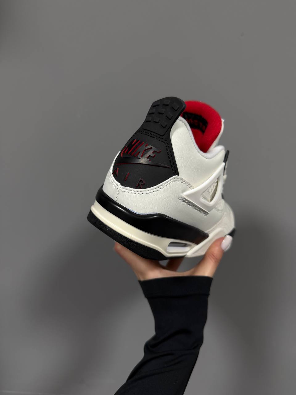 Nike Air Jordan Retro 4 Flight Club White & Black - Зображення 7