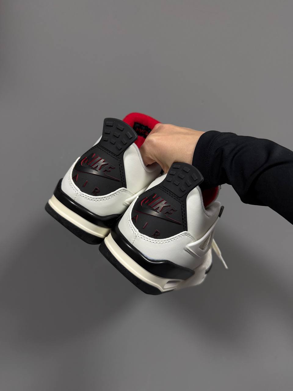 Nike Air Jordan Retro 4 Flight Club White & Black - Зображення 6