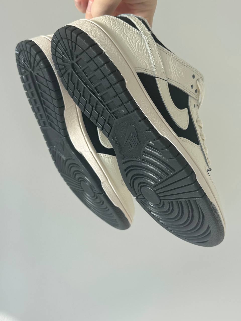 Nike SB Dunk Beige Black - Зображення 6