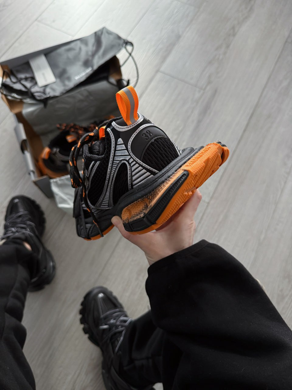 Balenciaga 3XL Black Orange - Зображення 7