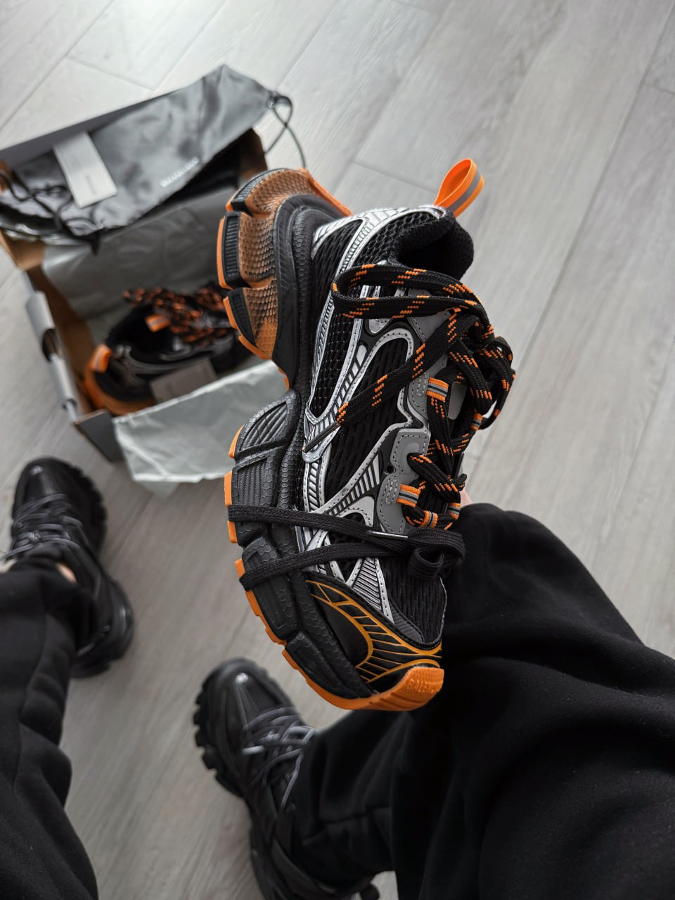 Balenciaga 3XL Black Orange - Зображення 5