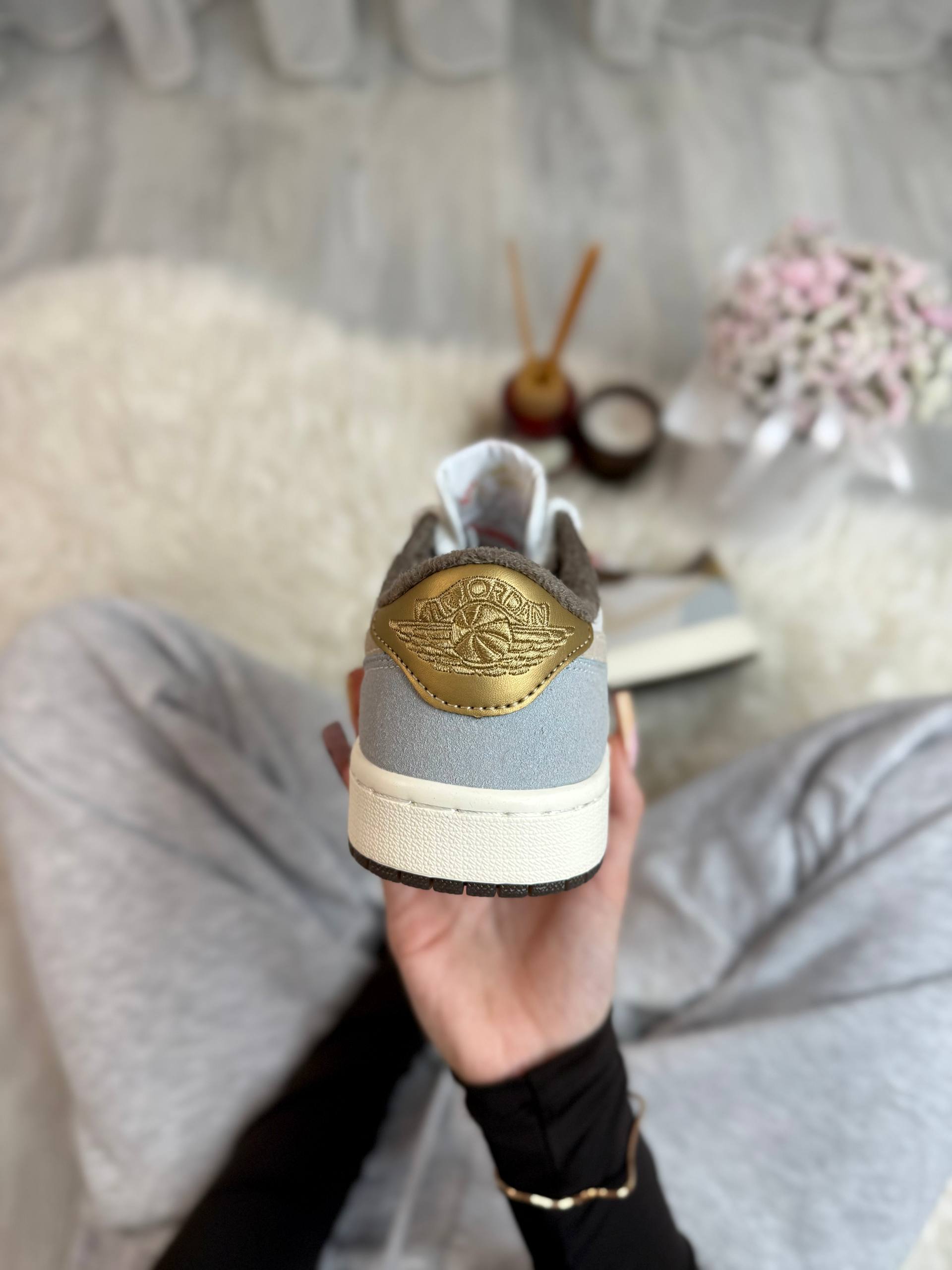 Air Jordan 1 Low Brown White - Зображення 8