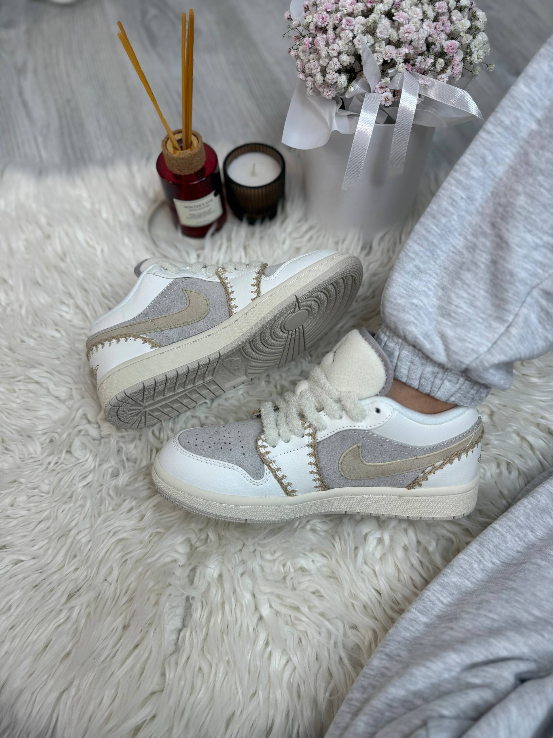 Air Jordan 1 Low White Beige - Зображення 3