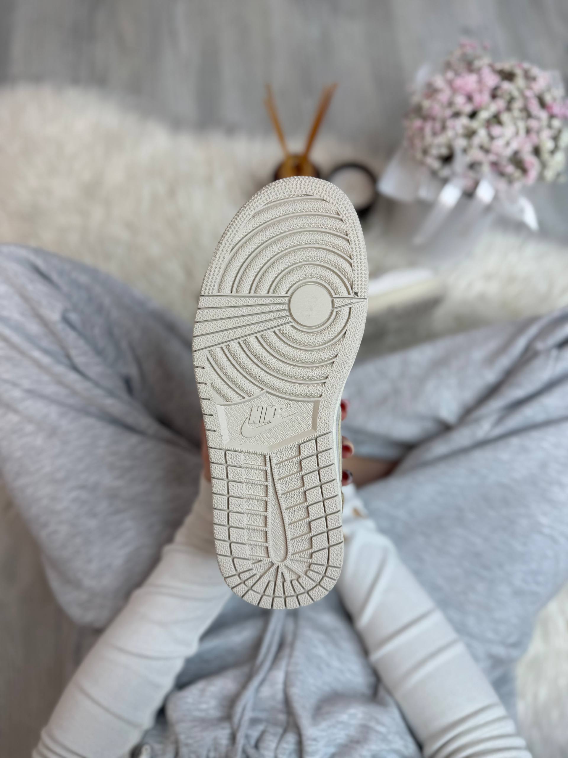 Air Jordan 1 Low White Beige - Зображення 8