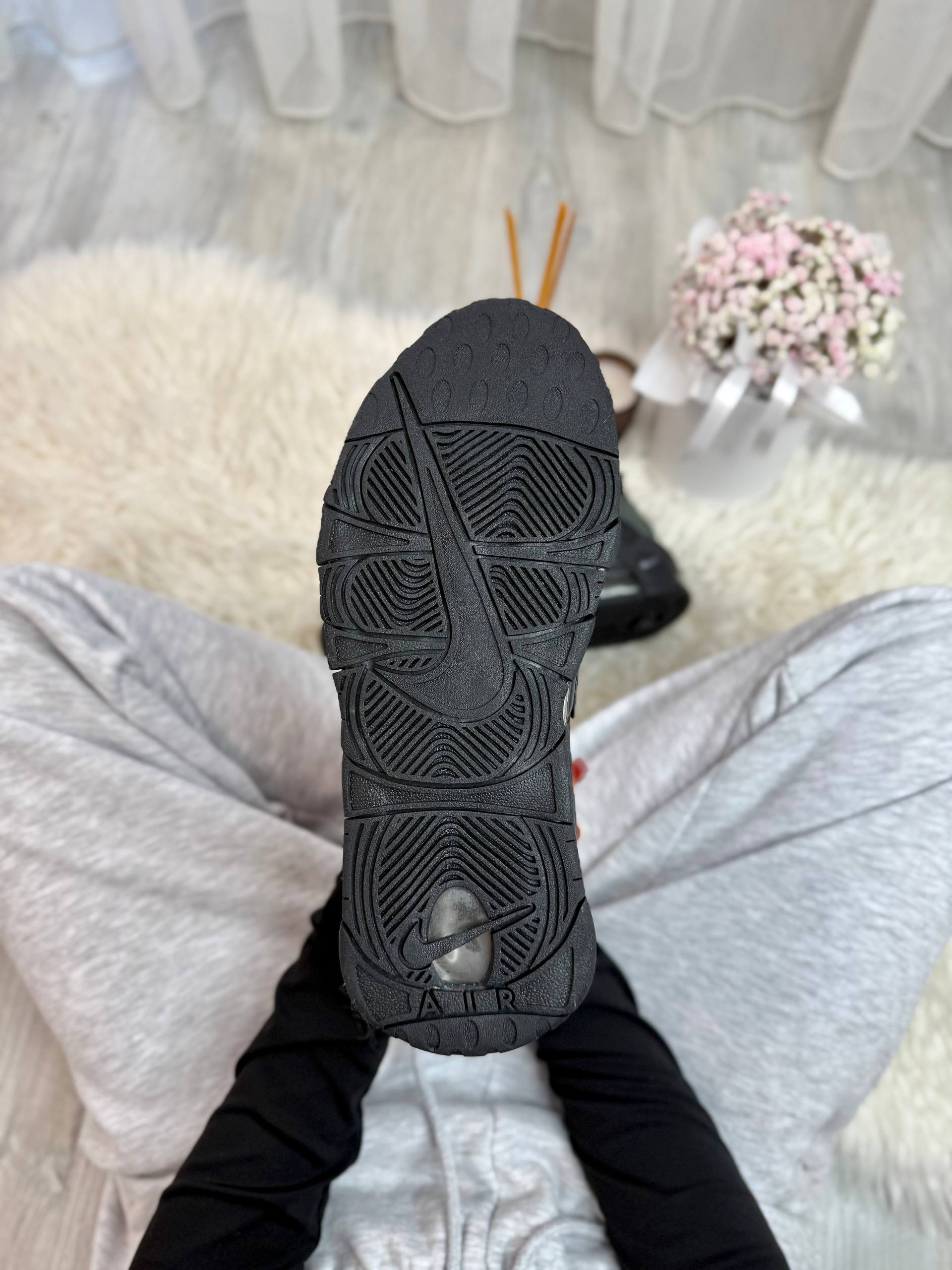 Nike Air More Uptempo Black Reflective - Зображення 7