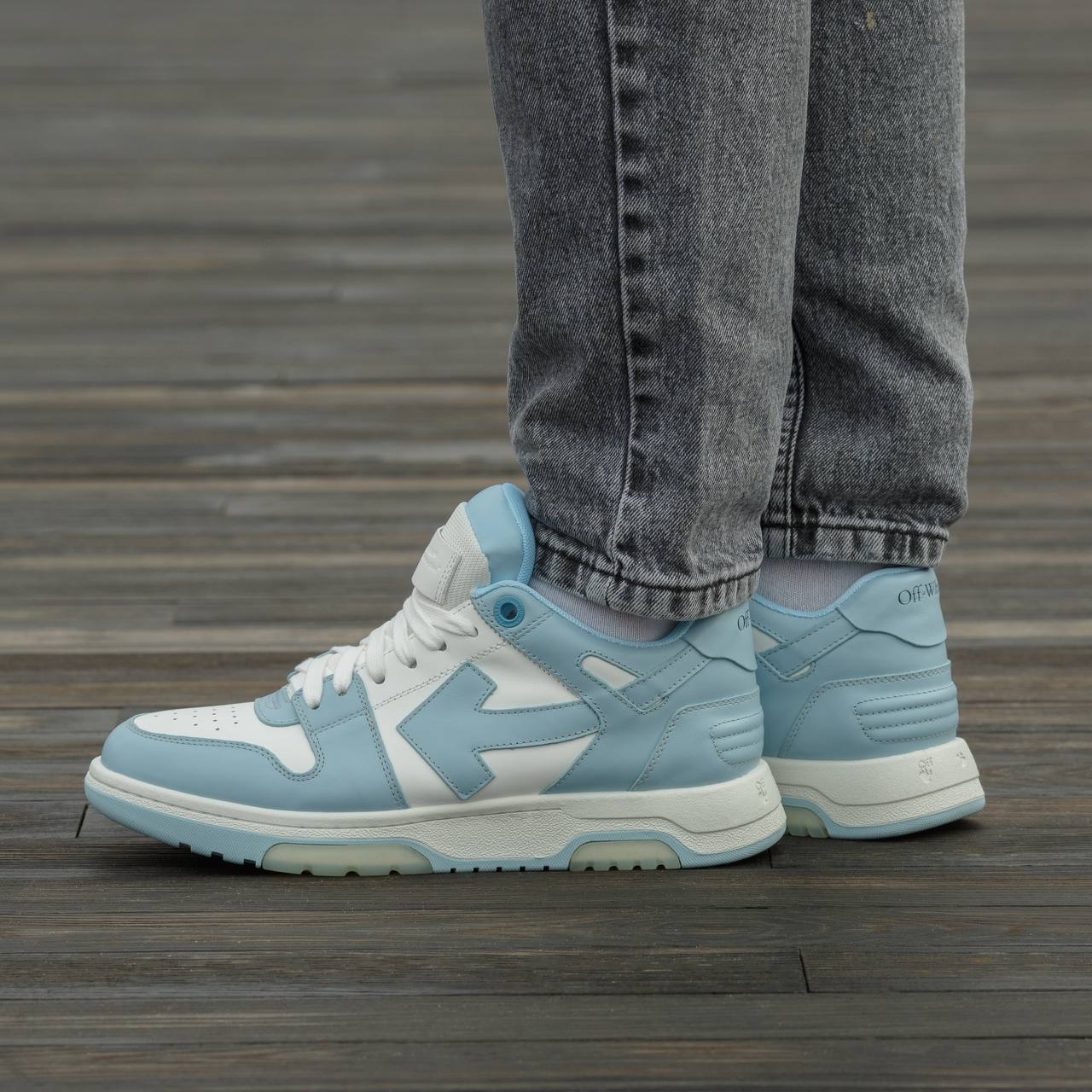 Off White Out Of Office White Blue