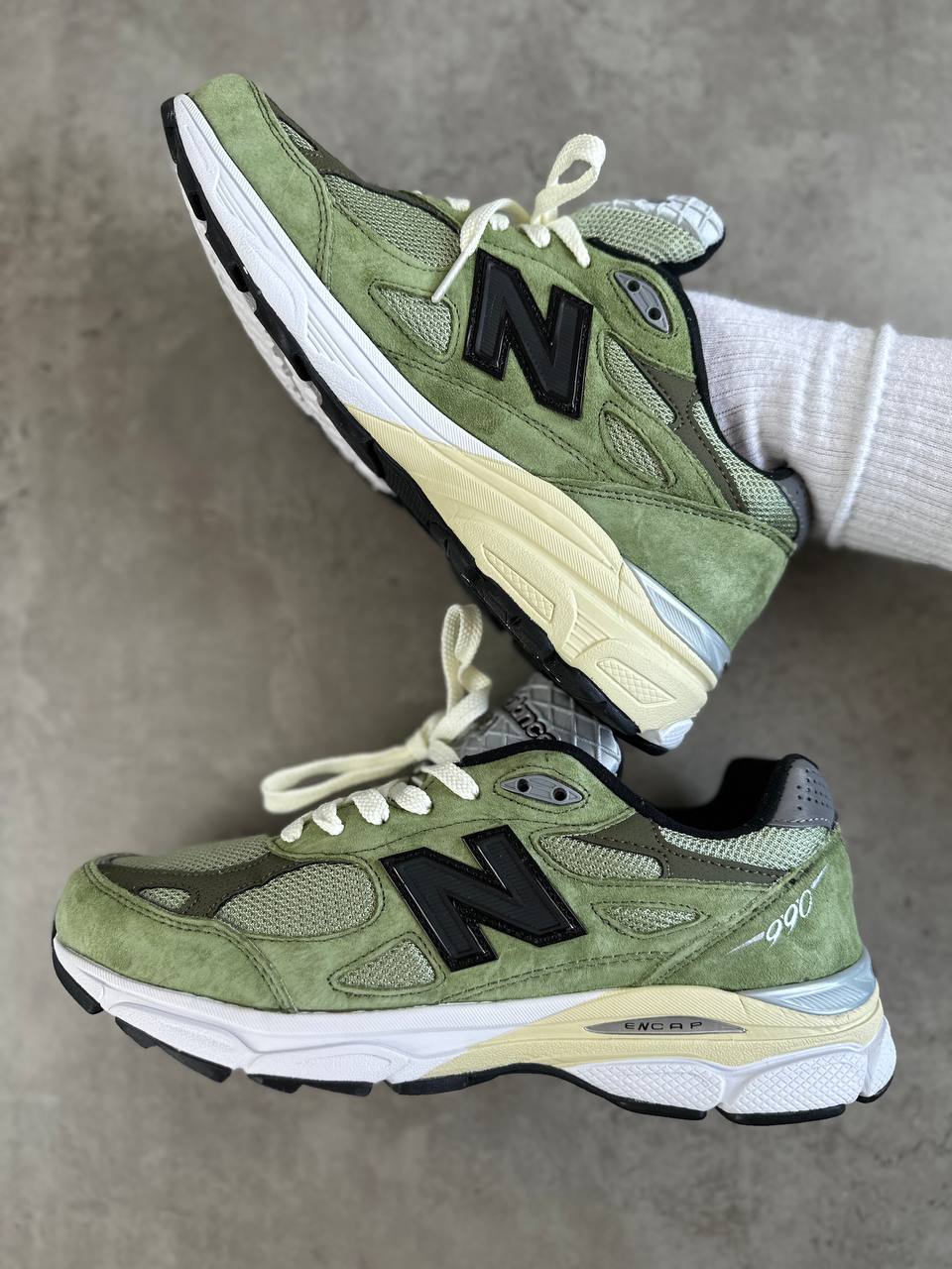 New Balance 990v3 JJJJound Olive - Зображення 5