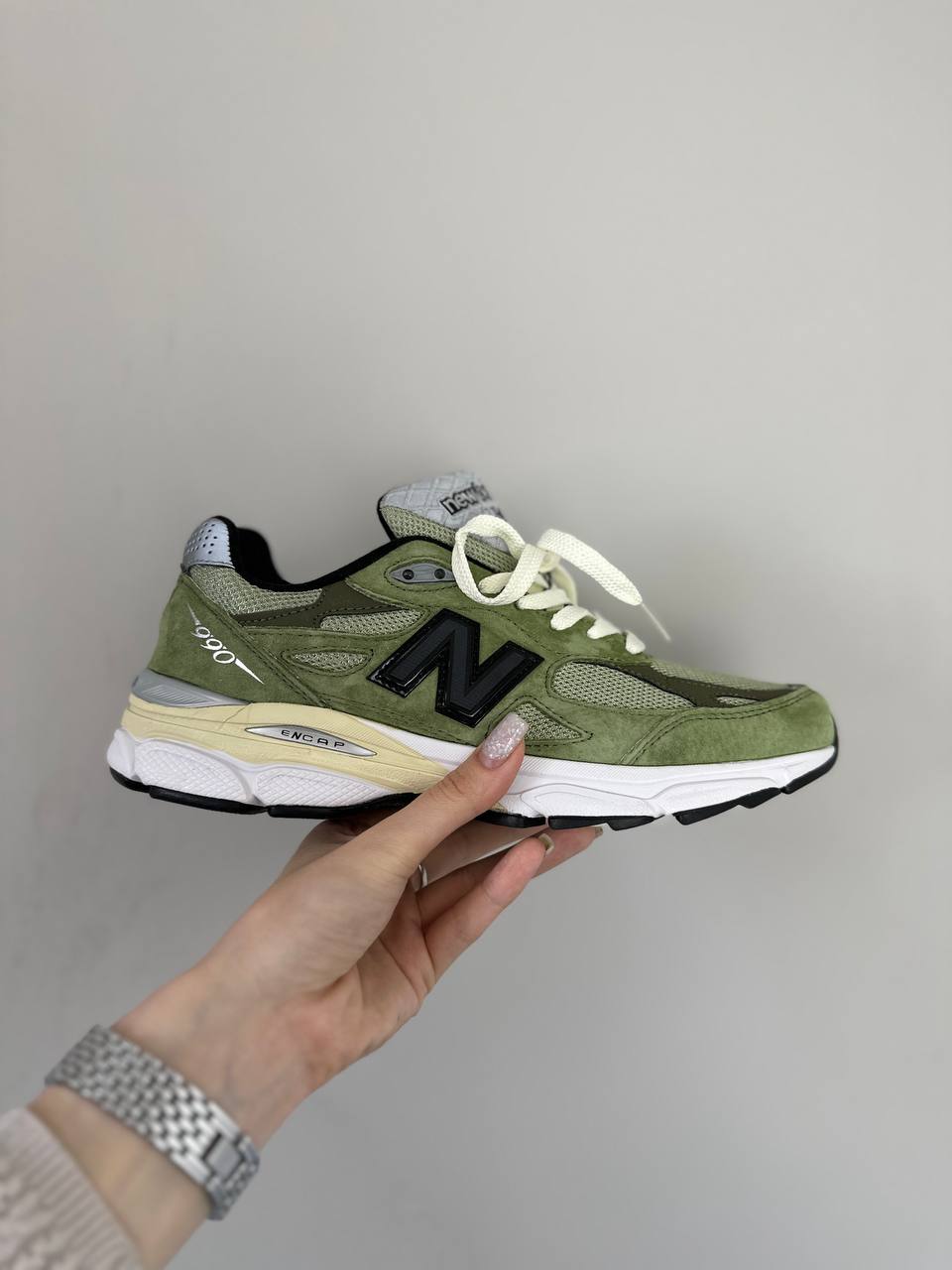 New Balance 990v3 JJJJound Olive - Зображення 6