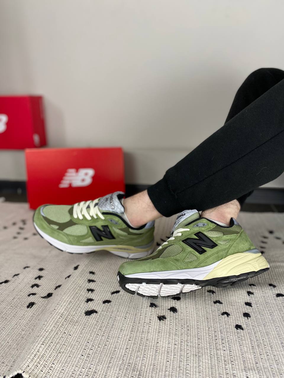 New Balance 990v3 JJJJound Olive - Зображення 3