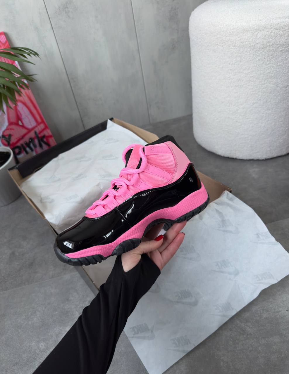 Jordan 11 Retro Black Pink - Зображення 4