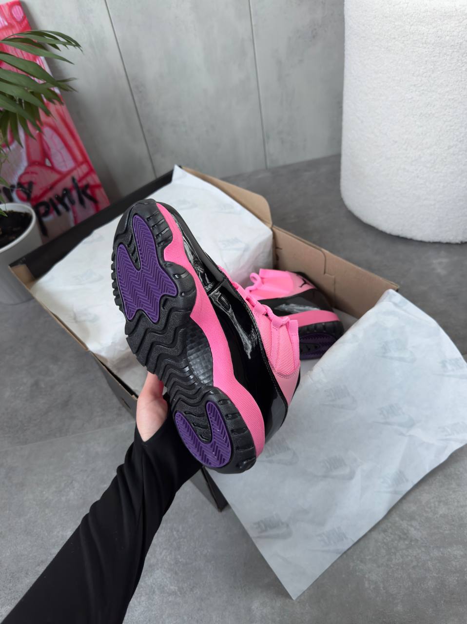 Jordan 11 Retro Black Pink - Зображення 6