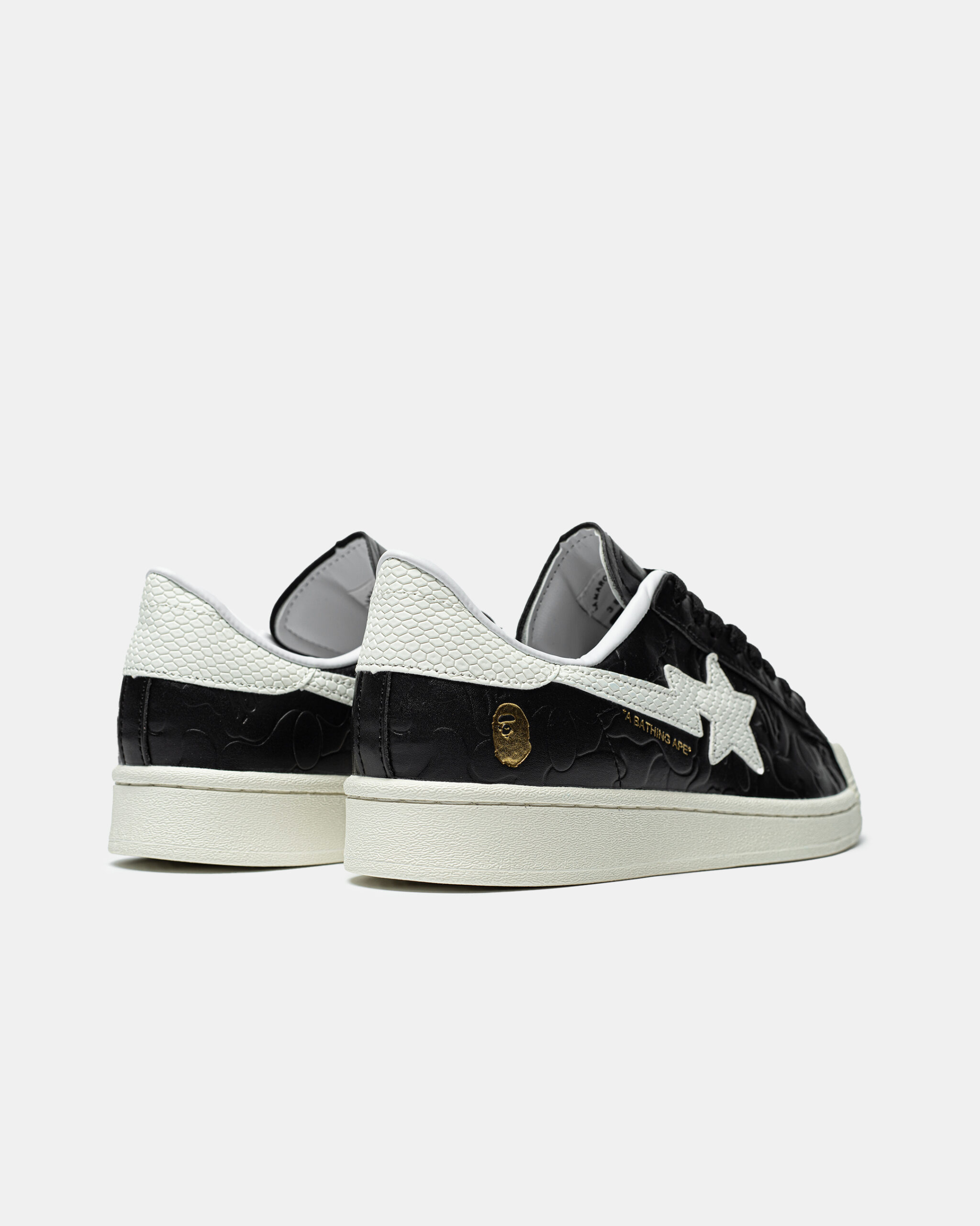 Adidas x Bape Superstar Black White - Зображення 5