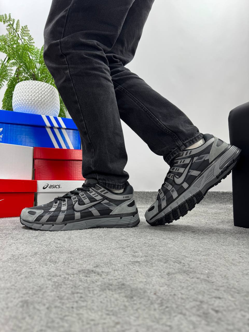 Nike P-6000 Black Grey - Зображення 3