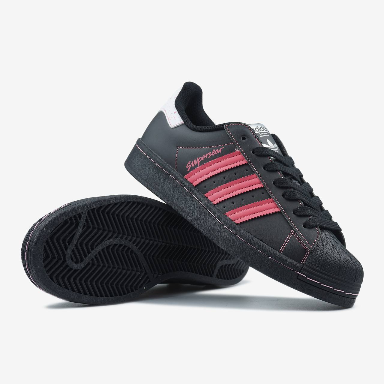 Adidas Superstar Black Pink Thread - Зображення 4