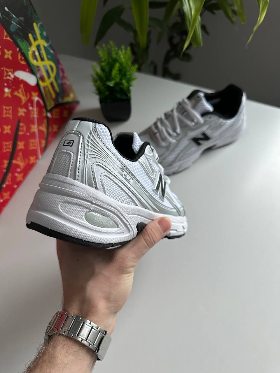 New Balance 740 White Silver Black - Зображення 5