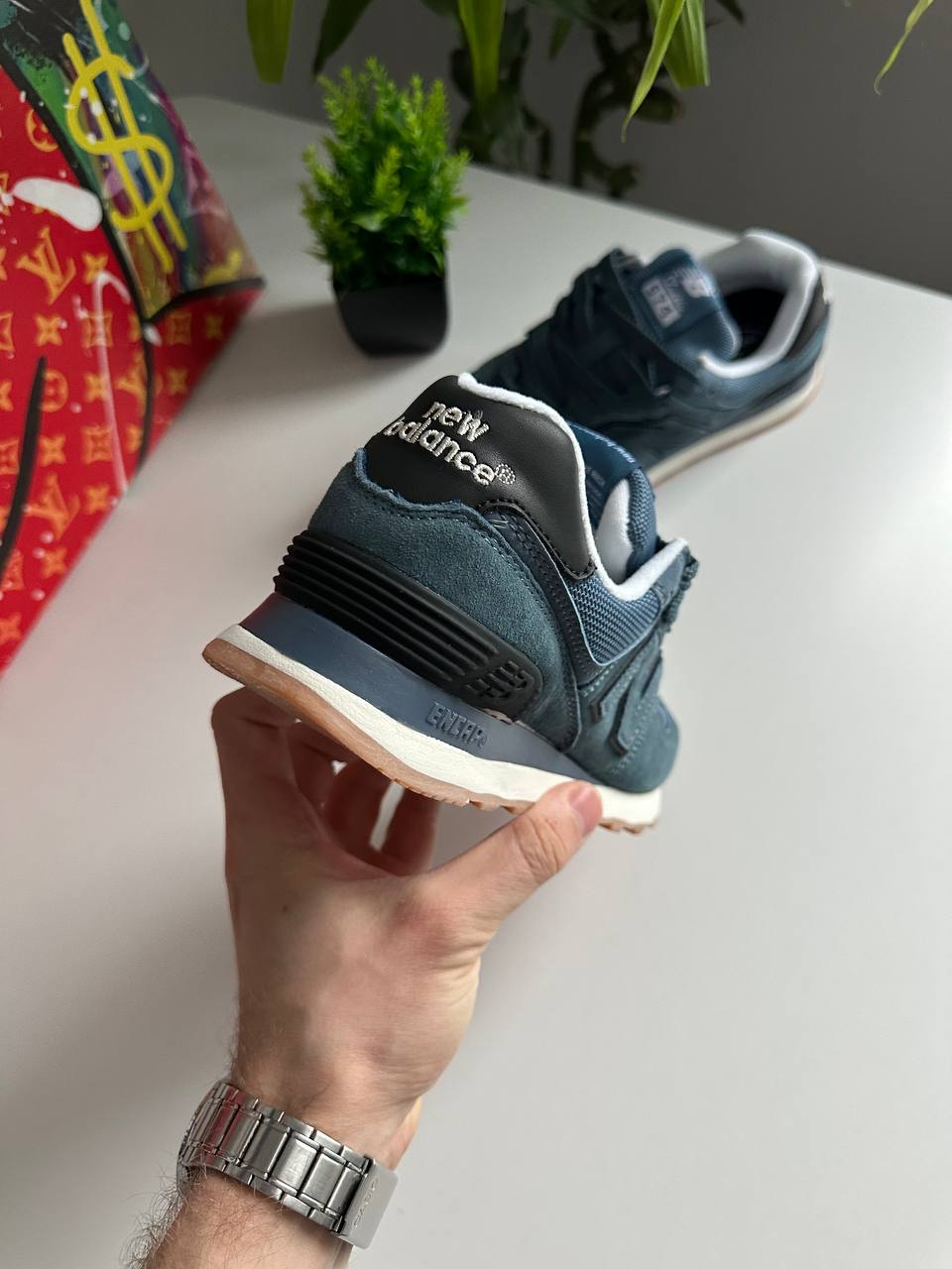 New Balance 574 Dark Blue - Зображення 6