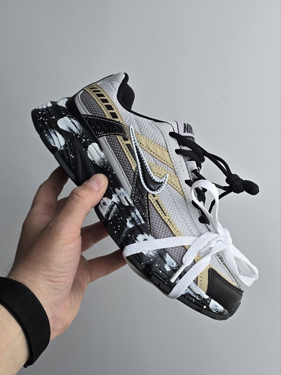 Nike Initiator Custom White Black Beige - Зображення 2