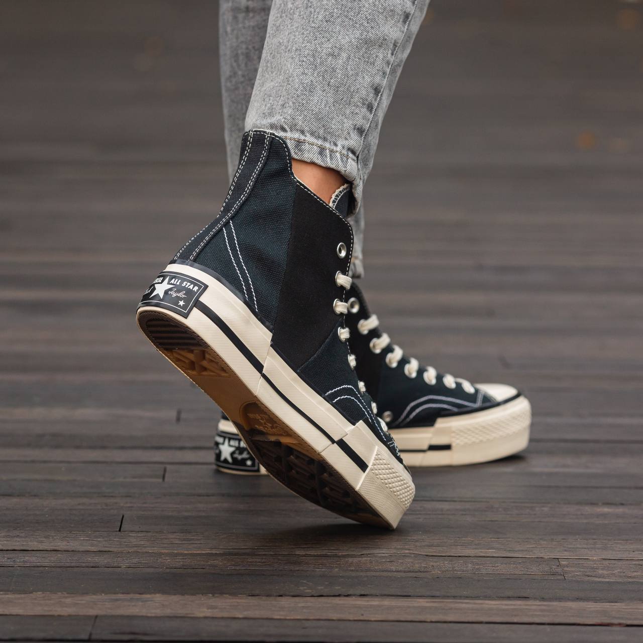 Converse Chuck Taylor Vintage 70 Plus hi Black White - Зображення 5