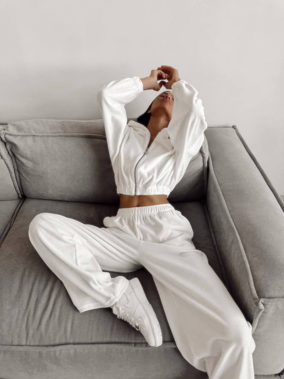 Жіночий костюм штани та худі п754р0 - Зображення 2