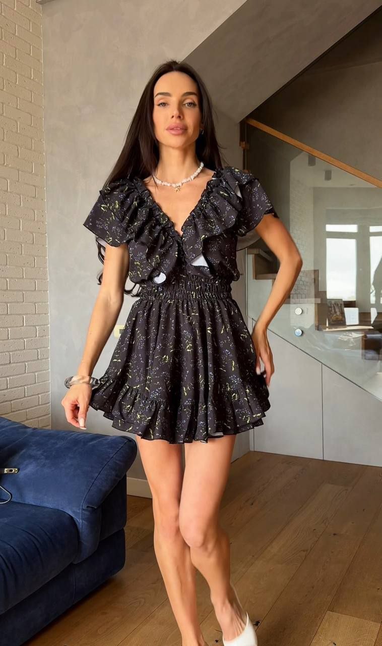 Жіночий стильний комбінезон-сукня а767с0 - Зображення 4