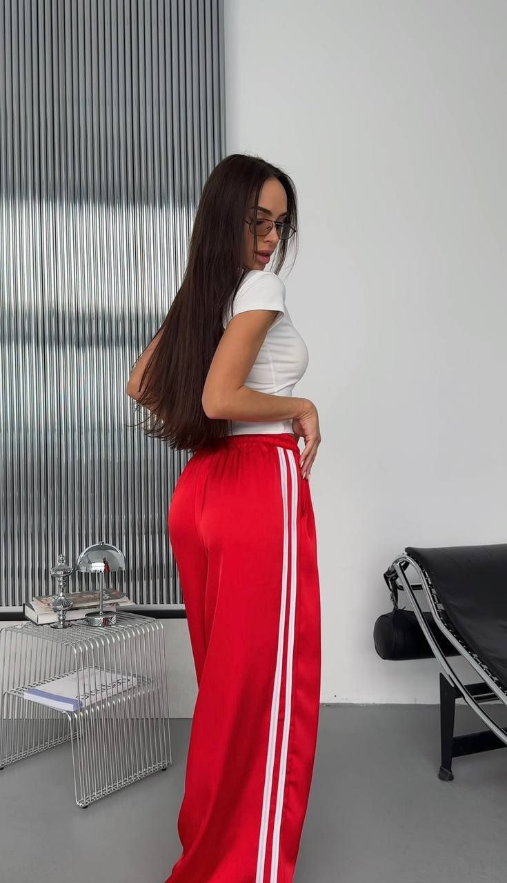 Жіночі брюки з лампасами к96с0 - Зображення 4