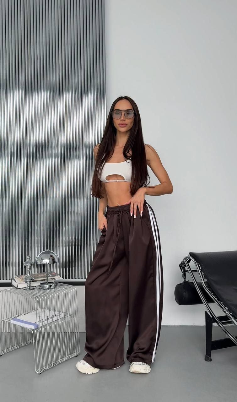 Жіночі брюки з лампасами 076р5