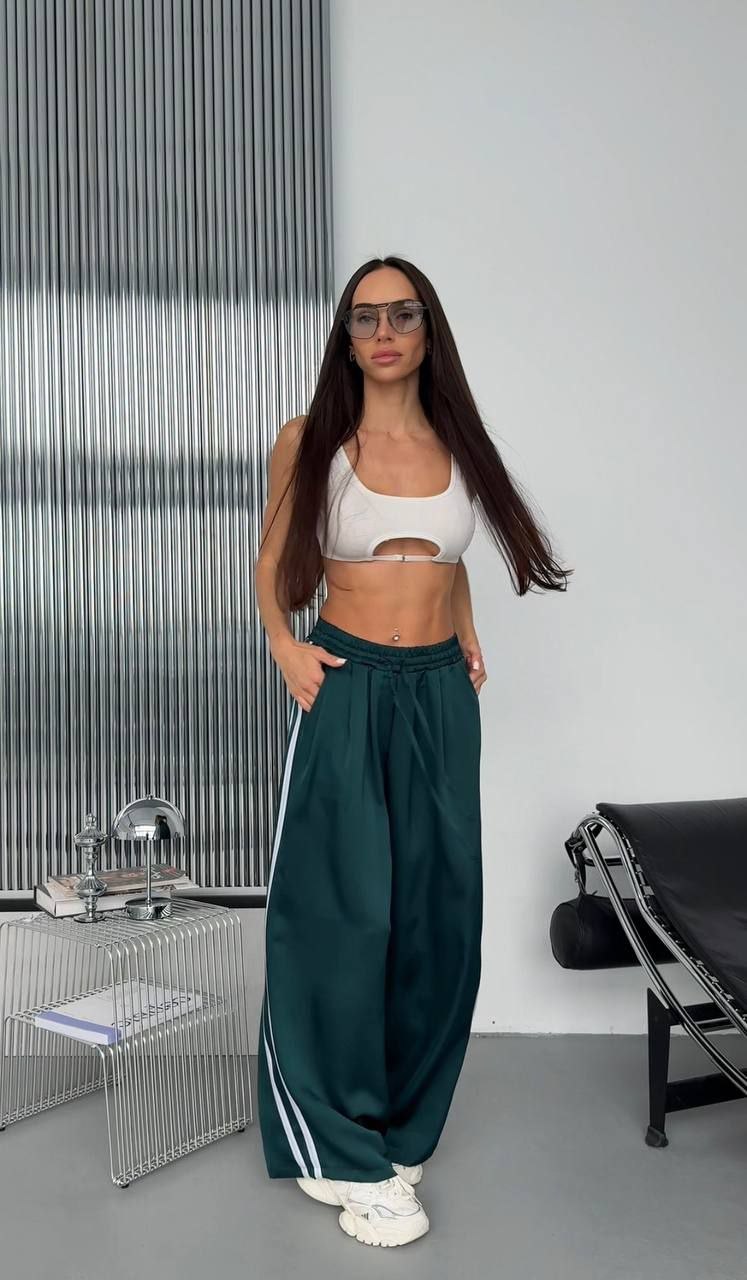 Жіночі брюки з лампасами 052т3а - Зображення 2