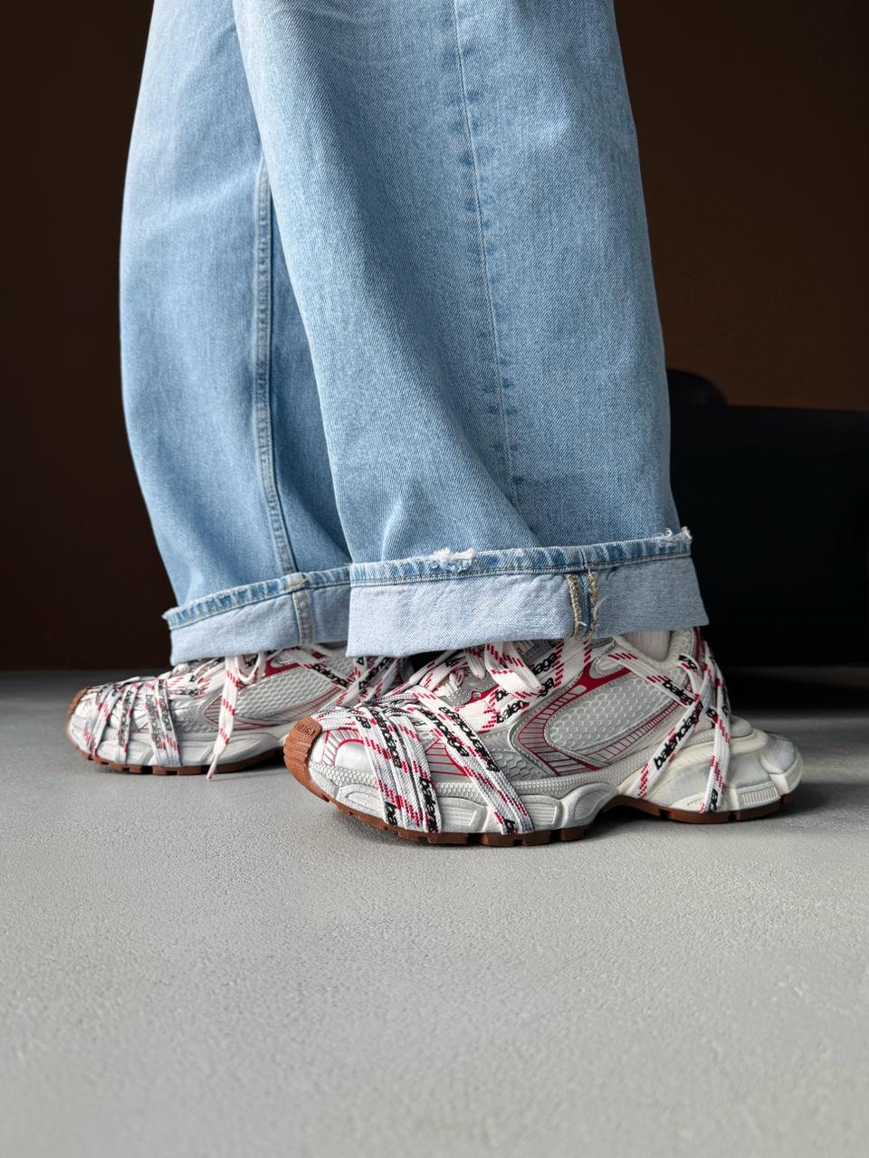 Balenciaga 3XL Extreme Lace Red White