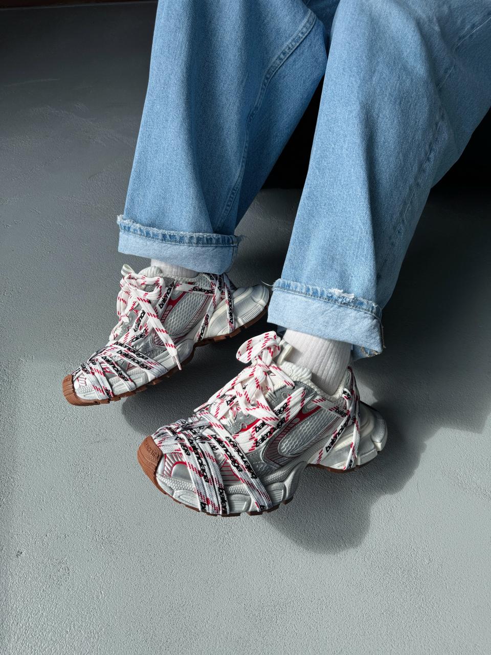 Balenciaga 3XL Extreme Lace Red White - Зображення 3