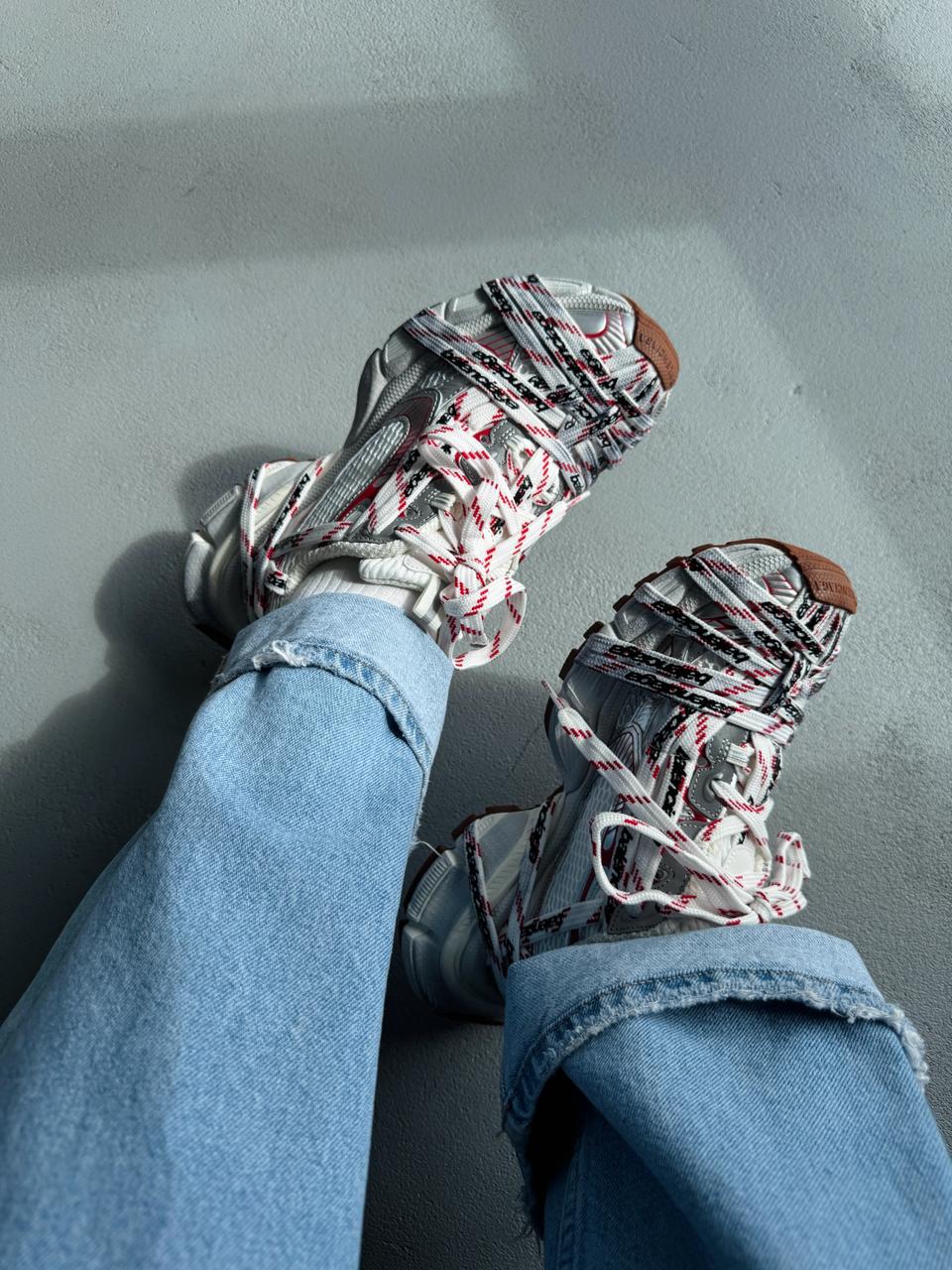 Balenciaga 3XL Extreme Lace Red White - Зображення 5