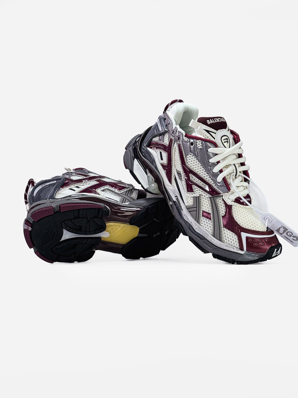 Balenciaga Runner Burgundy - Зображення 4