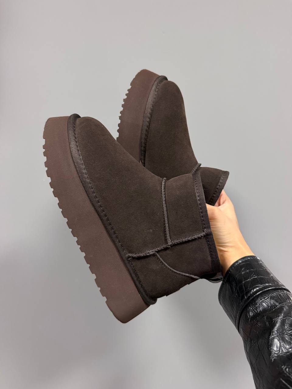 Ugg Ultra Mini Platform Dark Cacao Suede - Зображення 5